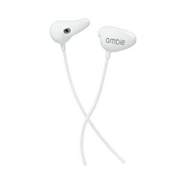 【中古】 ambie sound earcuffs (アンビー サウンドイヤカフ) (My Heart White) イヤホン リモコン付 通話 イヤフォン 有線 ながら聞き