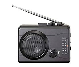 【中古】 キヨラカ AM FMラジカセデジタル保存カセットレコーダー 楽々ラジカセ KR-01