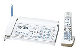 【中古】 Panasonic パナソニック おたっくす デジタルコードレスFAX 子機1台付き 1.9GHz DECT準拠方式 ホワイト KX-PD502DL-W