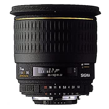 新品本物】 【中古】 SIGMA シグマ 単焦点広角レンズ 24mm F1.8 EX DG