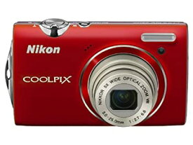 【中古】 Nikon ニコン デジタルカメラ COOLPIX (クールピクス) S5100 クリアレッド S5100RD 1220万画素 光学5倍ズーム 広角28mm 2.7型液晶