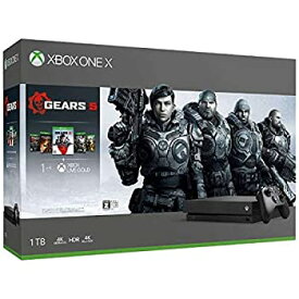 中古 【中古】 Xbox One X (Gears 5 Gears of War 1 2 3 4 ダウンロード版 同梱)