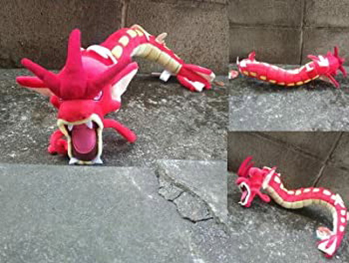 楽天市場 中古 未使用品 ぬいぐるみ ギャラドス 赤いギャラドス 色違い ポケットモンスター クッション ポケモン 抱き枕 インテリア プライズ 置物 グッズ 子 バリューコネクト