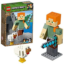 【中古】 レゴ (LEGO) マインクラフト マインクラフト ビッグフィグ アレックスとニワトリ 21149 ブロック おもちゃ 男の子