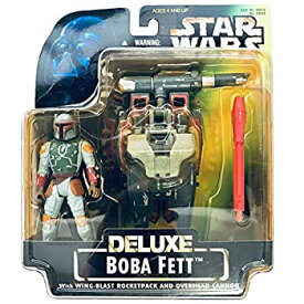 【中古】 スター・ウォーズ デラックス フィギュア ボバ・フェット with ウイングブラスト ロケットパック