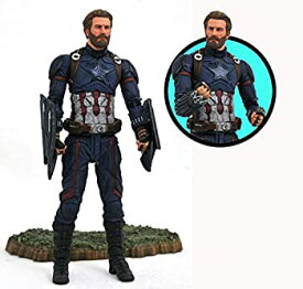 【中古】 DIAMOND SELECT TOYS Marvel Select: Avengers Infinity War Captain America Action Figure