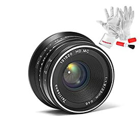 【中古】 7artisans 25mm F1.8 手動フォーカス 単焦点レンズ 適合機種 ソニー Eマウントカメラ A7 A7II A7R A7RII A7S A7SII A6500 A6300 A6000 A5100 A5