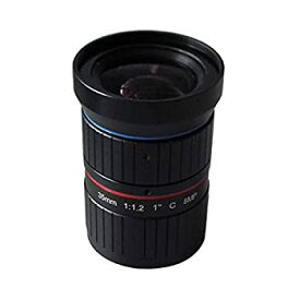 【中古】 Quanmin Starlight 8MP 4K 1インチ 35mm f1.2手動Its道路交通監視CCTVレンズCマウントfor 5?MP 6?MP 8メガピクセルHDボックスボディカ