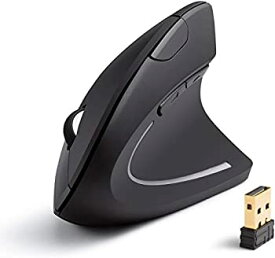 【中古】 ANKER 2.4G ワイヤレスマウス (縦型 無線マウス) 800 / 1200 / 1600 DPI 5ボタン 光学式 エルゴノミクスデザイン 右手用 Windows / MacOS 対応