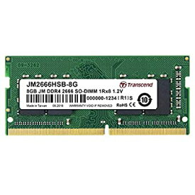 【中古】 Transcend ノートPC用メモリ PC4-21300 (DDR4-2666) 8GB 260pin SO-DIMM 1.2V CL19 ( ) JM2666HSB-8G