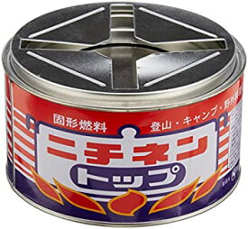 【中古】 NITINEN ニチネン 屋外用缶入り固形燃料 屋外用トップ丸缶 600g