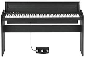 【中古】 KORG コルグ コルグ 電子ピアノ LP180 88鍵 ブラック 黒?譜面立てとペダルが付属
