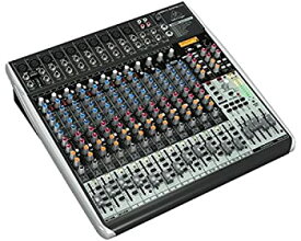 【中古】 Behringer アナログミキサー 24チャンネル4バス 1ノブコンプ エフェクト USBオーディオインターフェース XENYX QX2442USB