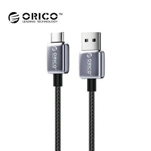 yz ORICO GQZB66-15-BK-BP USB Type-A(USB2.0) to Type-C P[u 1.5m 11V 6A 66W IX-IX R[h Android PC p\R Mac (3C)