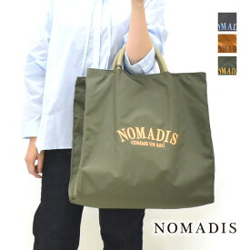 【25AW】NOMADIS ノマディス SAC2 16mm サック ナイロントートバッグ ロゴプリント 25AW-N181【ブラック/ミッドブラウン/カーキ】【送料無料】【予約】
