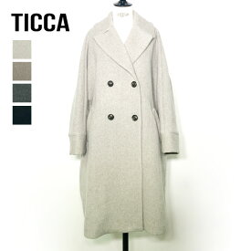 【26AW】TICCA ティッカ テントコート TBFA-201 レディース【ベージュ/モカ/チャコールグレー/ブラック】【送料無料】【予約】