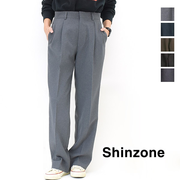 楽天市場】【22AW】THE SHINZONE シンゾーン CHRYSLER PANTS クライスラーパンツ 21AMSPA01【送料無料】【グレー/ブラック】【予約】  : trois（トロア）