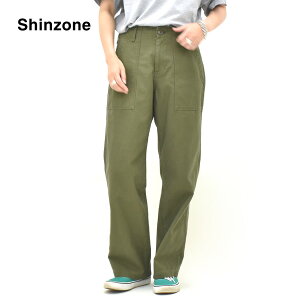�y26AW�zTHE SHINZONE �V���]�[�� STRAIGHT BAKER PANTS �X�g���[�g�x�C�J�[�p���c 26AMSPA01 ���f�B�[�X�y�J�[�L�z�y���������z