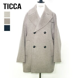 【26AW】TICCA ティッカ ピーコート TBFA-202 レディース【ベージュ/モカ/ネイビー】【送料無料】【予約】