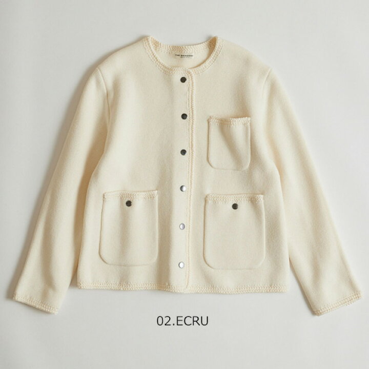 楽天市場】【24SS】THE SHINZONE シンゾーン KNIT JACKET ノーカラー 