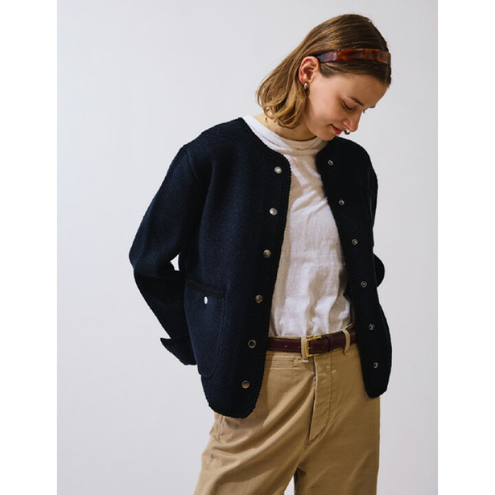 楽天市場】【24SS】THE SHINZONE シンゾーン KNIT JACKET ノーカラー 