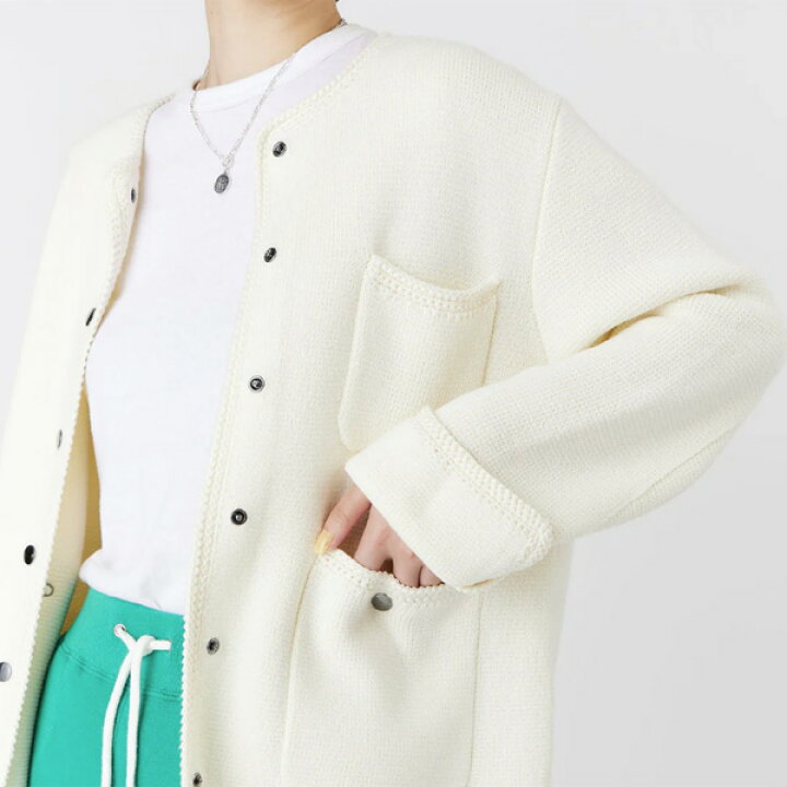 楽天市場】【24SS】THE SHINZONE シンゾーン KNIT JACKET ノーカラー 