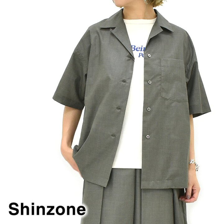 楽天市場】【25Summer】THE SHINZONE シンゾーン OPEN COLLAR LAWN  