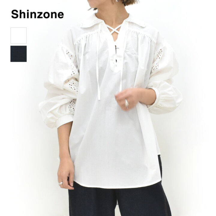 楽天市場】【26SS】THE SHINZONE シンゾーン LACE-UP BLOUSE レース 