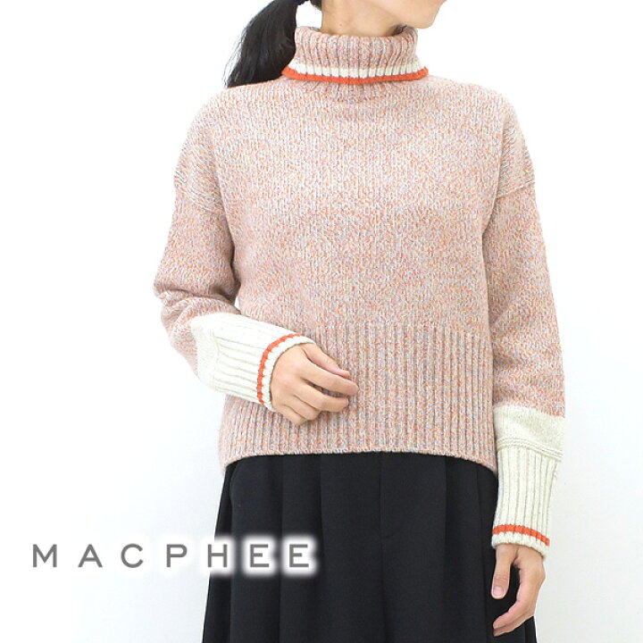 楽天市場】MACPHEE マカフィー ファインラムズウールタートルネック 