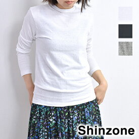 THE SHINZONE シンゾーン GENERAL LONG SLEEVE TEE ロングスリーブTシャツ 19AMSCU03 【ホワイト/ブラック/グレー】【送料無料】【クリックポスト可】