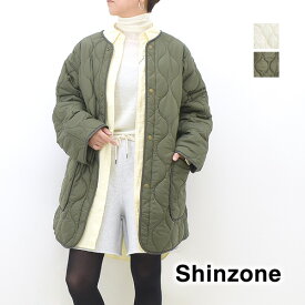 【23FW】THE SHINZONE シンゾーン SHORT QUILTING COAT ショートキルティングコート 23AMSCO04【ホワイト/カーキ】【送料無料】