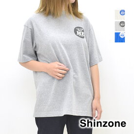 THE SHINZONE シンゾーン プリントTシャツ "ME TEE" 半袖 24MMSCU05 レディース【エクリュ/グレー/ブルー】【送料無料】【クリックポスト可】