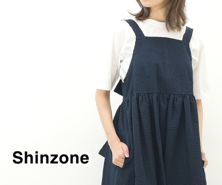 楽天市場】THE SHINZONE シンゾーン ストライプエプロンドレス  