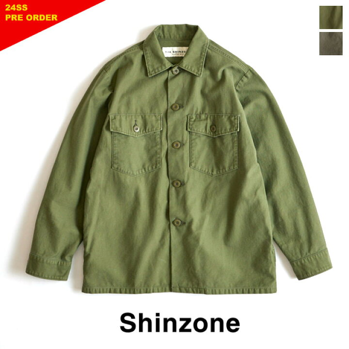 楽天市場】【24SS】THE SHINZONE シンゾーン UTILITY SHIRTS 