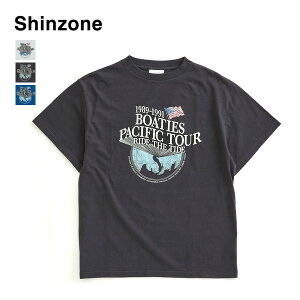 �y2026 SUMMER�zTHE SHINZONE �V���]�[�� �o���h�c�A�[�v�����gT�V���c BOATIES TOUR TEE 26MMSCU08�y�z���C�g/�O���[/�u���[�z�y���������z�y�\��z