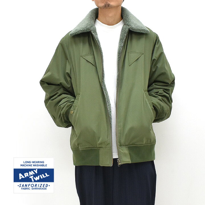 楽天市場】ARMY TWILL アーミーツイル PEウェザーリバーシブルブルゾン 