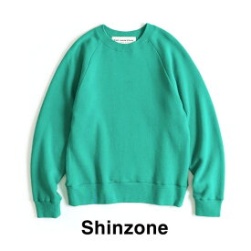 【24SS】THE SHINZONE シンゾーン COMMON SWEAT コモンスウェット シーズンカラー グリーン 22AMSCU02 レディース【送料無料】