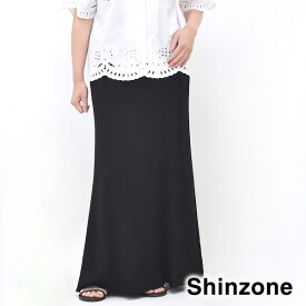 THE SHINZONE シンゾーン "MERMAID SKIRT" マーメイドスカート ロング 24MMSSK06 レディース【ブラック】【送料無料】