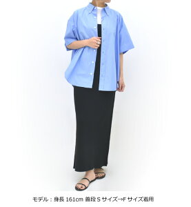 �y25Summer�zTHE SHINZONE �V���]�[�� HALF SLEEVES DADDY SHIRT �����_�f�B�V���c 25MMSBL06�y�z���C�g/�u���[/�C�G���[�z�y���������z