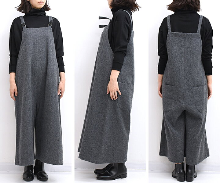 楽天市場】Sarah Wear サラウェア フェルトウールサロペット C16015  