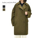 Audrey and John Wad オードリーアンドジョンワッド ダブルフェイスリバーシブルコート L7924 レディース【ブラック/…