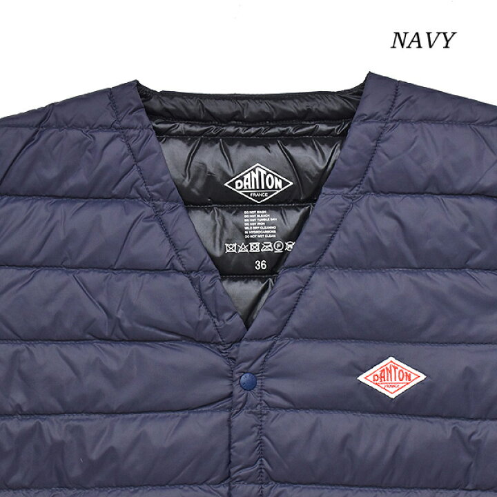 楽天市場】【19AW】DANTON ダントン Vネックロングインナーダウン 