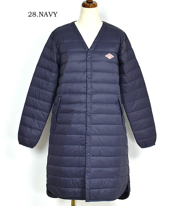 楽天市場】【19AW】DANTON ダントン Vネックロングインナーダウン 