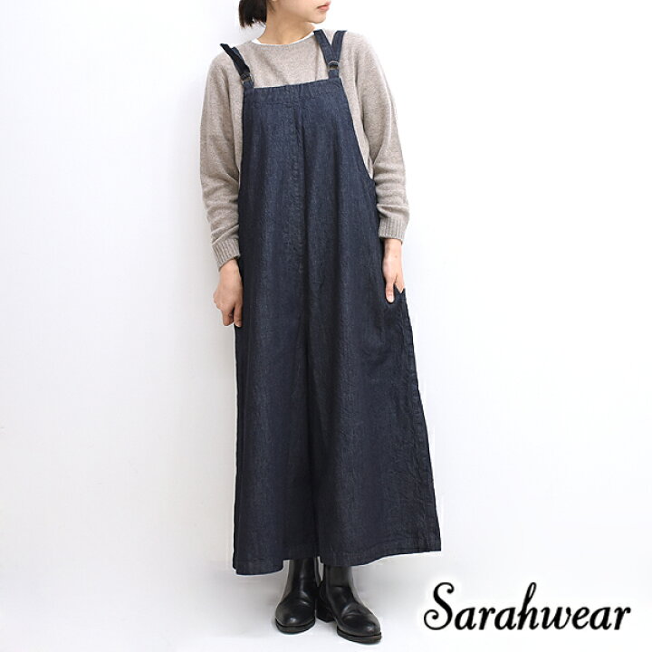 楽天市場】Sarah Wear サラウェア インディゴデニムサロペット C16034 