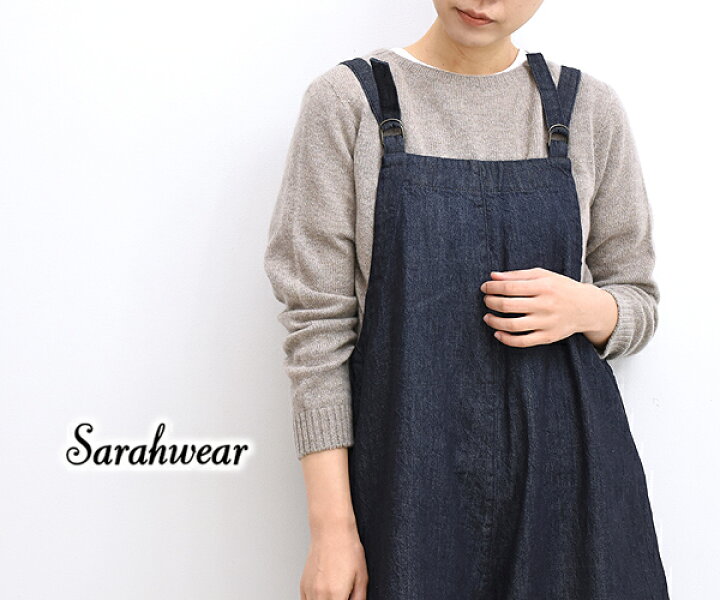 楽天市場】Sarah Wear サラウェア インディゴデニムサロペット C16034  