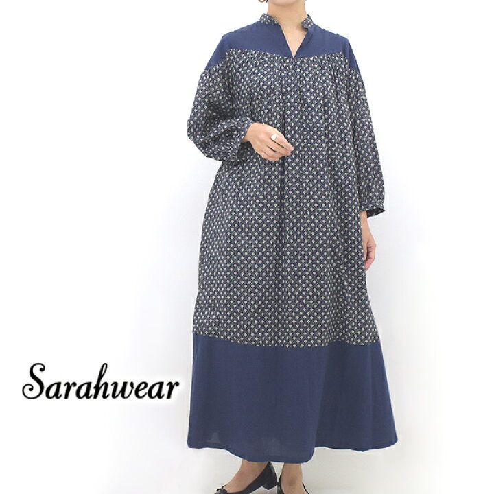 楽天市場】Sarah Wear サラウェア リヨセルリバティドレス ワンピース 