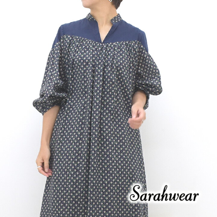 楽天市場】Sarah Wear サラウェア リヨセルリバティドレス ワンピース 