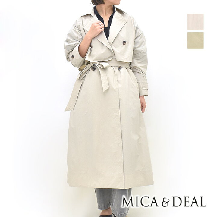 楽天市場】MICA&DEAL マイカアンドディール レイヤートレンチコート 弱 