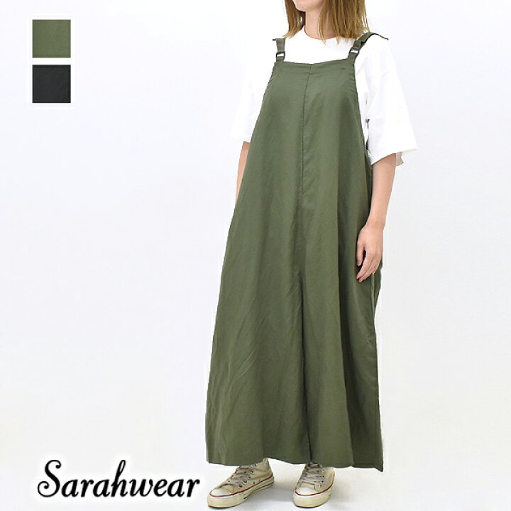 楽天市場】Sarah Wear サラウェア リヨセルリネンサロペットパンツ  