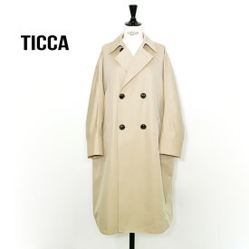 【26SS】TICCA ティッカ テントトレンチコート TBFS-161 レディース【ベージュ】【送料無料】【予約】